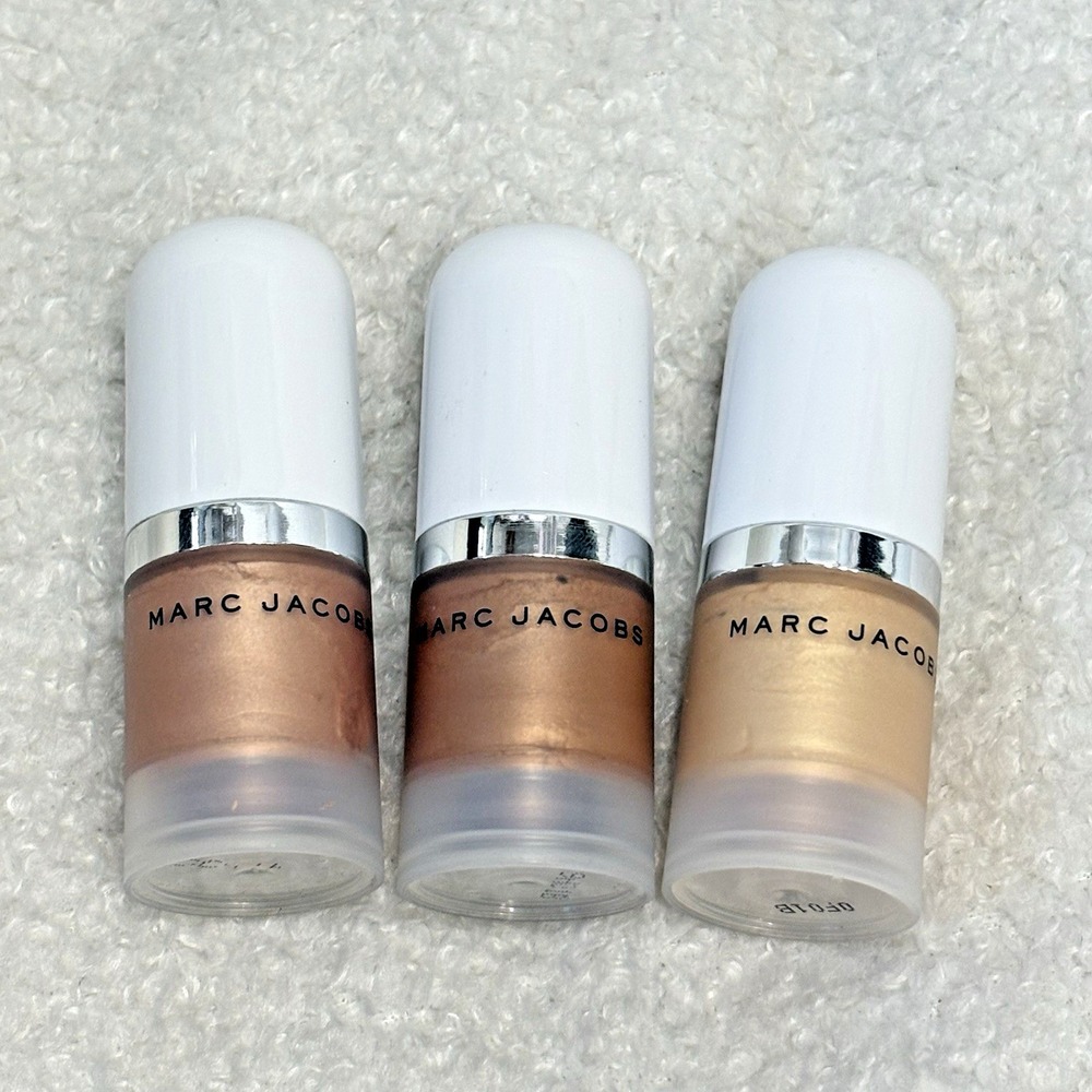 Marc Jacobs DEW DROPS Coconut Gel Highlighter Set Of 3 TRAVEL SIZE 5ml/0.17oz